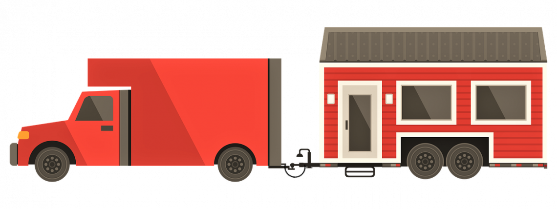 Tiny house graphic via Pixabay