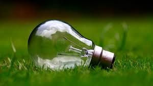 lampje in gras (groene energie)