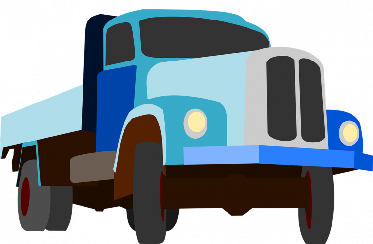 Vrachtwagen graphic via Pixabay