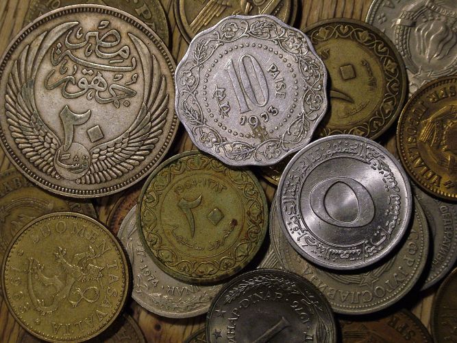 Oude munten via Pixabay