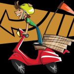 Gouden gedragsregels in straattaal voor bezorgkoeriers op scooter