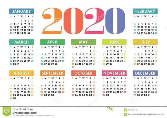 Arag kalender 2020