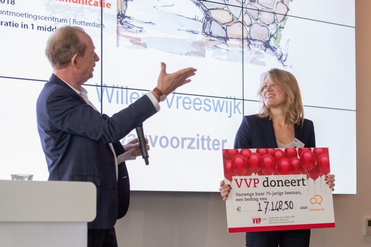 VVP doneert aan Nanet Beumer 2018