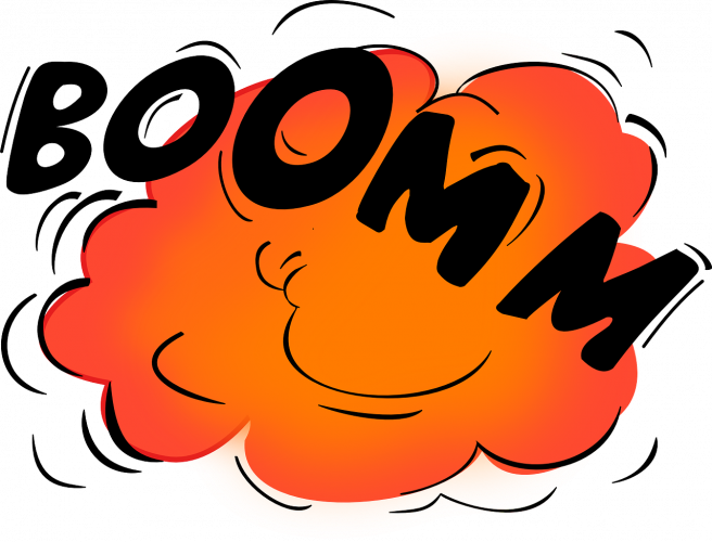 Boem explosie via Pixabay