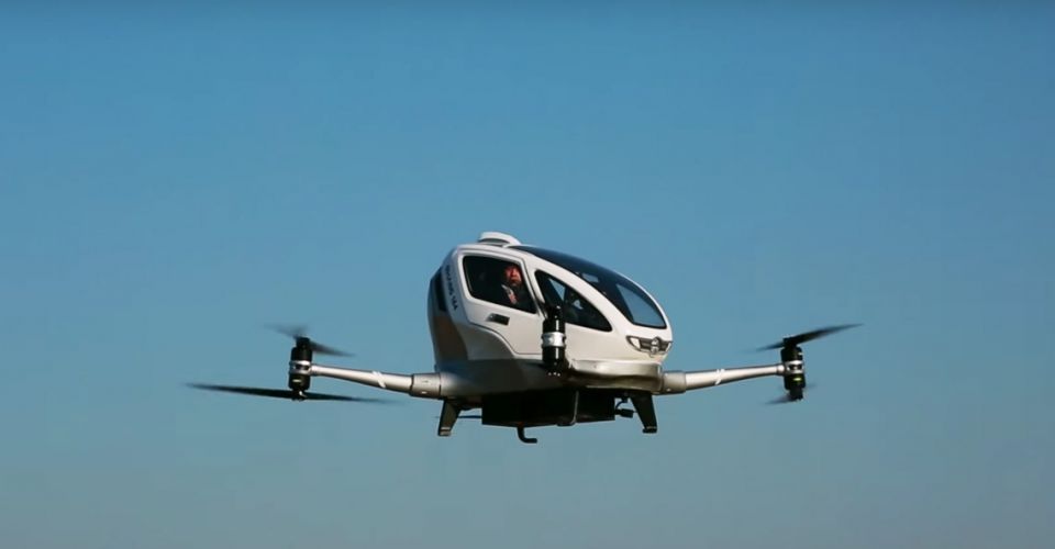 Passagiersvlucht drone foto Achmea 2023