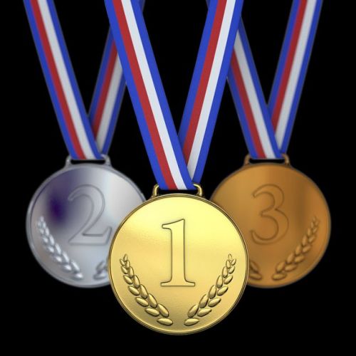 medailles via Pixabay zwarte achtergrond