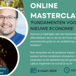 Gratis online Masterclass 'Fundamenten voor een Nieuwe Economie'
