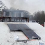Coating maakt stalen dak met zonnepanelen brandveilig